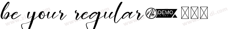 be your regular字体转换